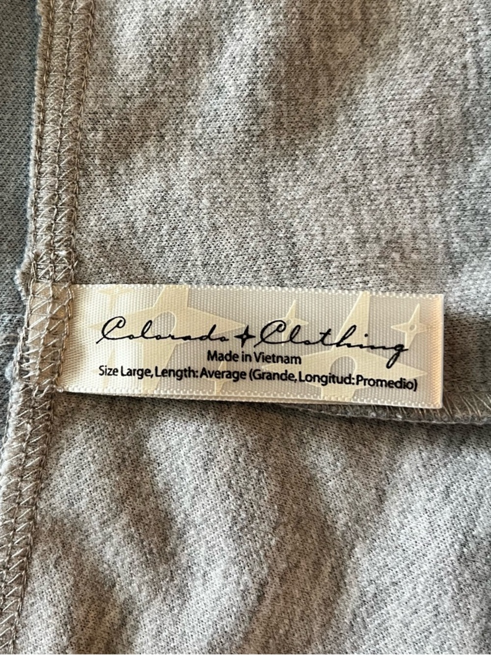 Light Blue Drawstring Lounge Pants used - Picture 3 of 5